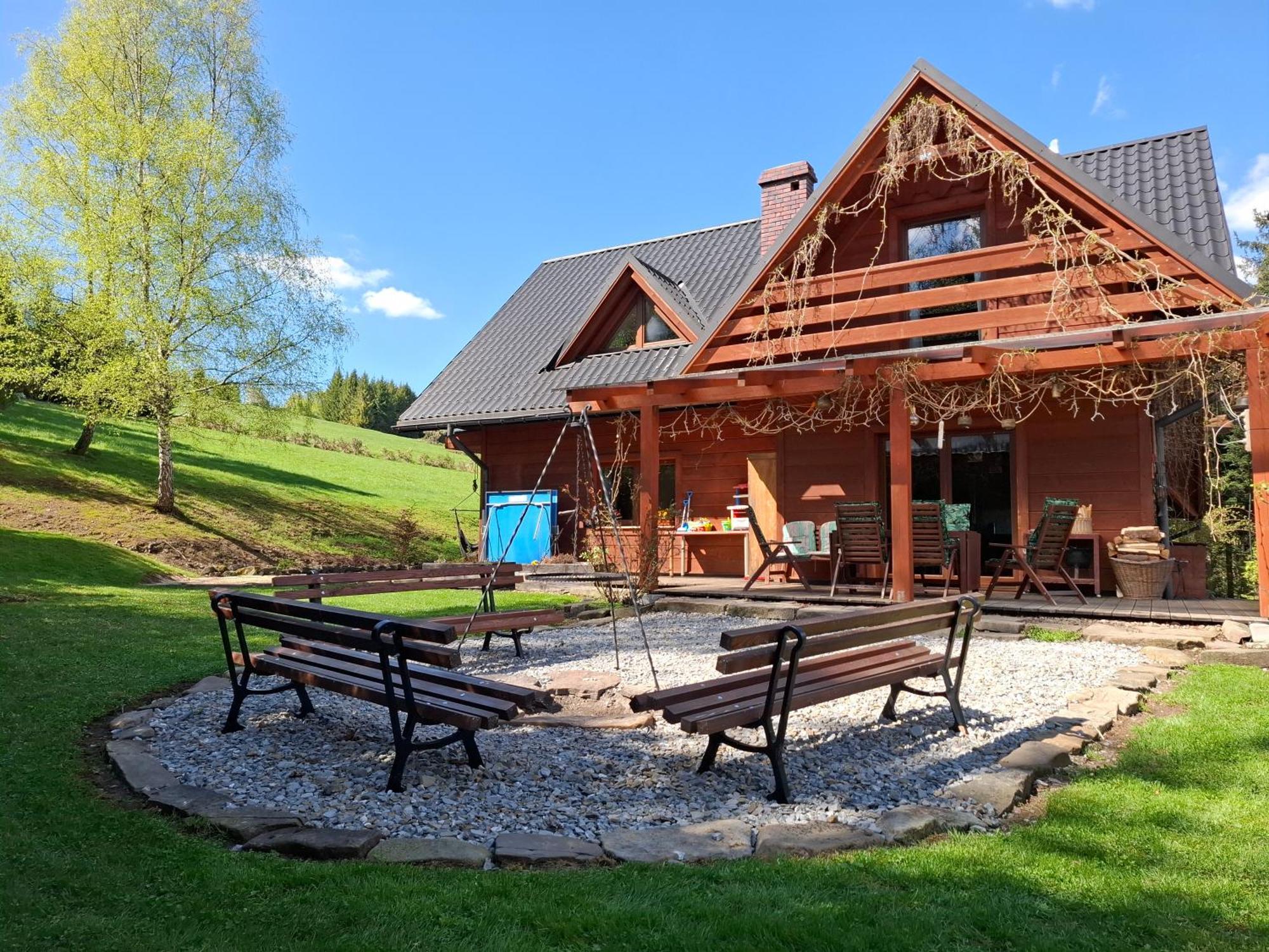 Dom Pod Wilczym Groniem Villa Rajcza Buitenkant foto
